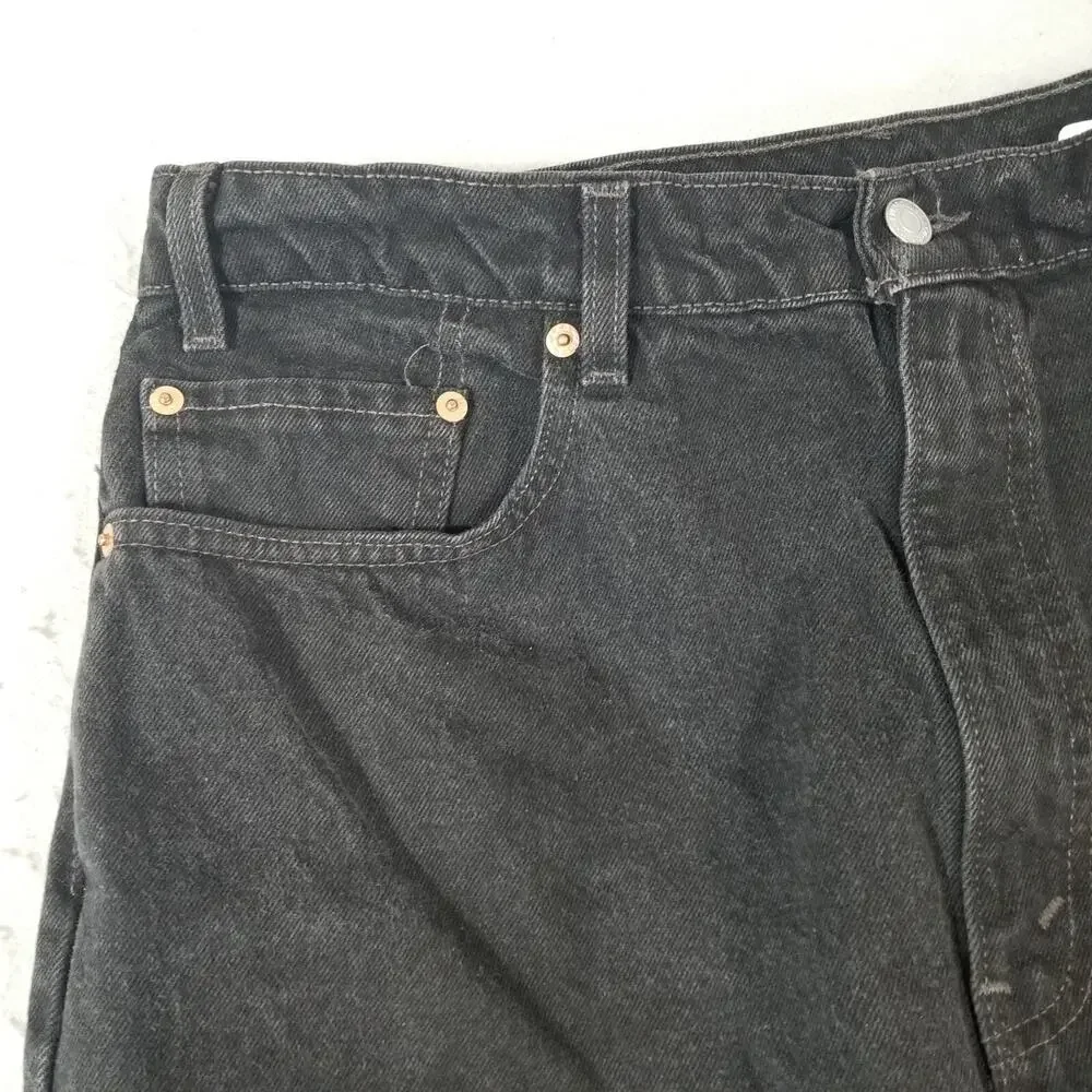 Levi's 505 jeans‎ men's 38x34 regular fit straight black denim pants vintage USA